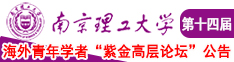 屌操南京理工大学第十四届海外青年学者紫金论坛诚邀海内外英才！